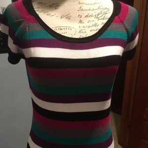 Maurice’s short sleeved striped sweater